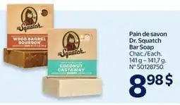 Walmart Pain de savon Dr. Squatch Bar Soap offer
