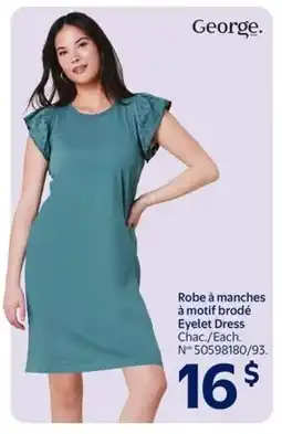 Walmart George. eyelet dress offer