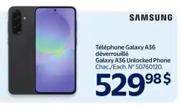 Walmart Samsung galaxy a36 unlocked phone offer