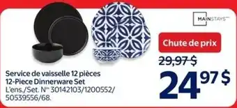 Walmart Dinnerware set offer