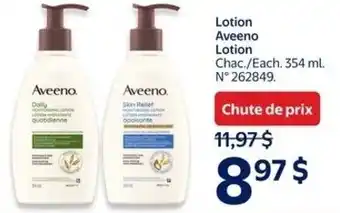 Walmart Aveeno Lotion offer