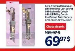 Walmart InfinityPro by conair curl secret auto curlers offer