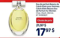 Walmart Calvin Klein Beauty Eau de parfum for women offer