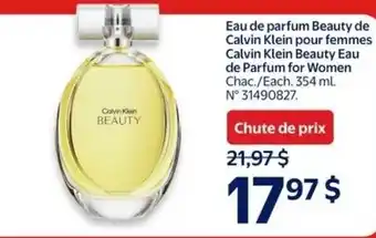 Walmart Calvin Klein Beauty Eau de parfum for women offer