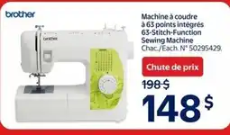 Walmart Brother 63-stitch-function sewing machine offer