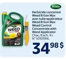 Walmart Weed b gon max weed control concentrate with wand applicator offer