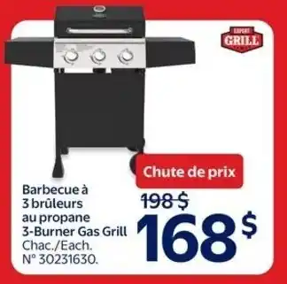 Walmart 3-Burner gas grill offer