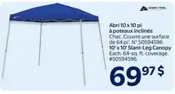 Walmart 10' x 10' slant-leg canopy offer