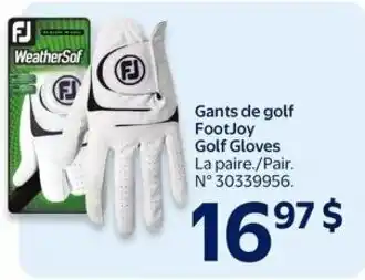Walmart FootJoy golf gloves offer