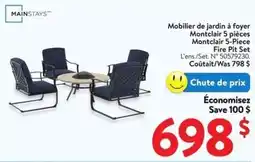 Walmart Fire Pit Set offer