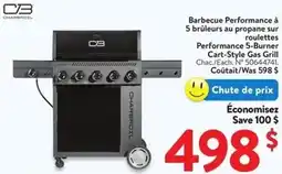 Walmart Performance 5-burner cart-style gas grill offer