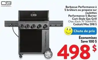 Walmart Performance 5-burner cart-style gas grill offer