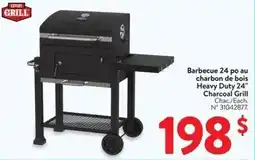 Walmart Heavy Duty 24" Charcoal Grill offer