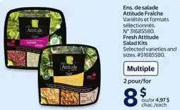 Walmart Fresh attitude salad kits offer