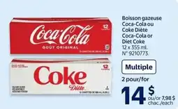 Walmart Coca-cola or diet coke offer