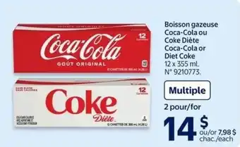 Walmart Coca-cola or diet coke offer