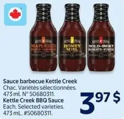Walmart Kettle Creek BBQ Sauce offer