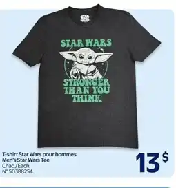 Walmart T-shirt star wars pour hommes men's star wars tee offer