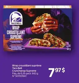 Walmart Wrap croustillant suprême taco bell crunchwrap supreme offer
