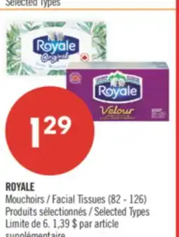 Pharmaprix ROYALE Facial Tissues (82 - 126) offer