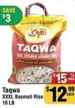 Iqbal Foods Taqwa XXXL Basmati rice offer