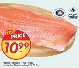 Sobeys Fresh steelhead trout fillets offer