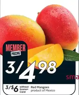 Sobeys Red mangoes offer