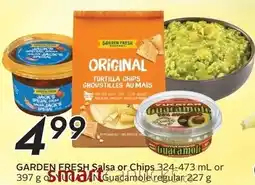 Sobeys Garden fresh salsa or chips offer