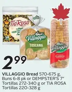 Sobeys Villaggio bread offer