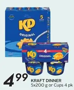 Sobeys Kraft dinner offer