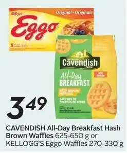 Sobeys Cavendish all-day breakfast hash brown waffles offer