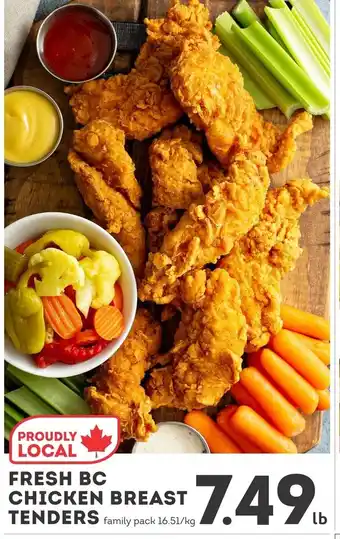 IGA Fresh bc chicken breast tenders offer