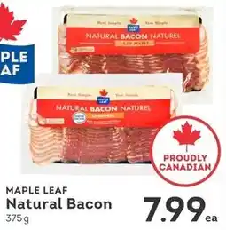 IGA Maple leaf natural bacon offer