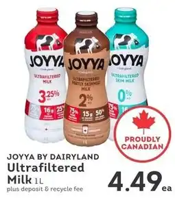 IGA Joyya by dairyland ultrafiltered milk offer