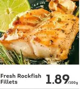 IGA Fresh rockfish fillets offer