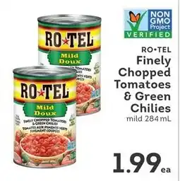 IGA Ro-tel finely chopped tomatoes & green chilies offer