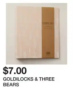 Chapters Indigo GOLDILOCKS & THREE BEARS offer