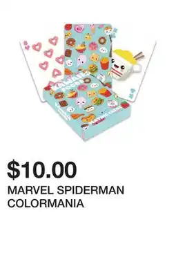 Chapters Indigo MARVEL SPIDERMAN COLORMANIA offer