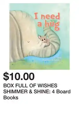 Chapters Indigo BOX FULL OF WISHES SHIMMER & SHINE: 4 Board Books offer