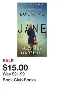 Chapters Indigo Book Club Socks offer