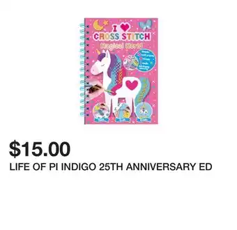 Chapters Indigo LIFE OF PI INDIGO 25TH ANNIVERSARY ED offer