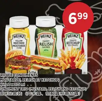 Kim Phat HEINZ CONDIMENT TRIO (MUSTARD, RELISH AND KETCHUP) offer