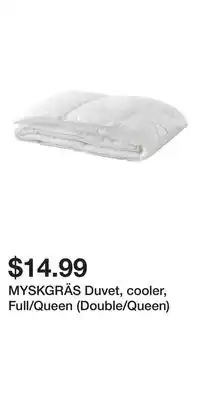 IKEA MYSKGRÄS Duvet, cooler, Full/Queen (Double/Queen) offer