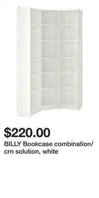 IKEA BILLY Bookcase combination/crn solution, white offer