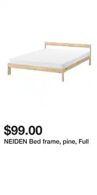 IKEA NEIDEN Bed frame, pine, Full offer