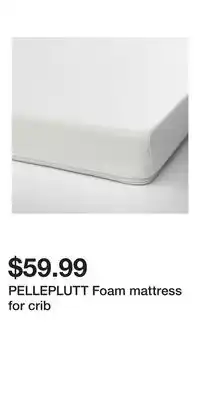IKEA PELLEPLUTT Foam mattress for crib offer