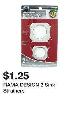 Dollarama RAMA DESIGN 2 Sink Strainers offer