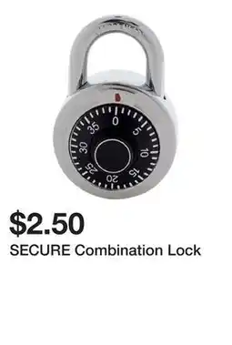 Dollarama SECURE Combination Lock offer