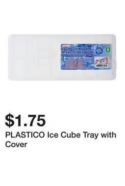 Dollarama PLASTICO Ice Cube Tray with Cover offer
