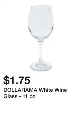 Dollarama DOLLARAMA White Wine Glass - 11 oz offer